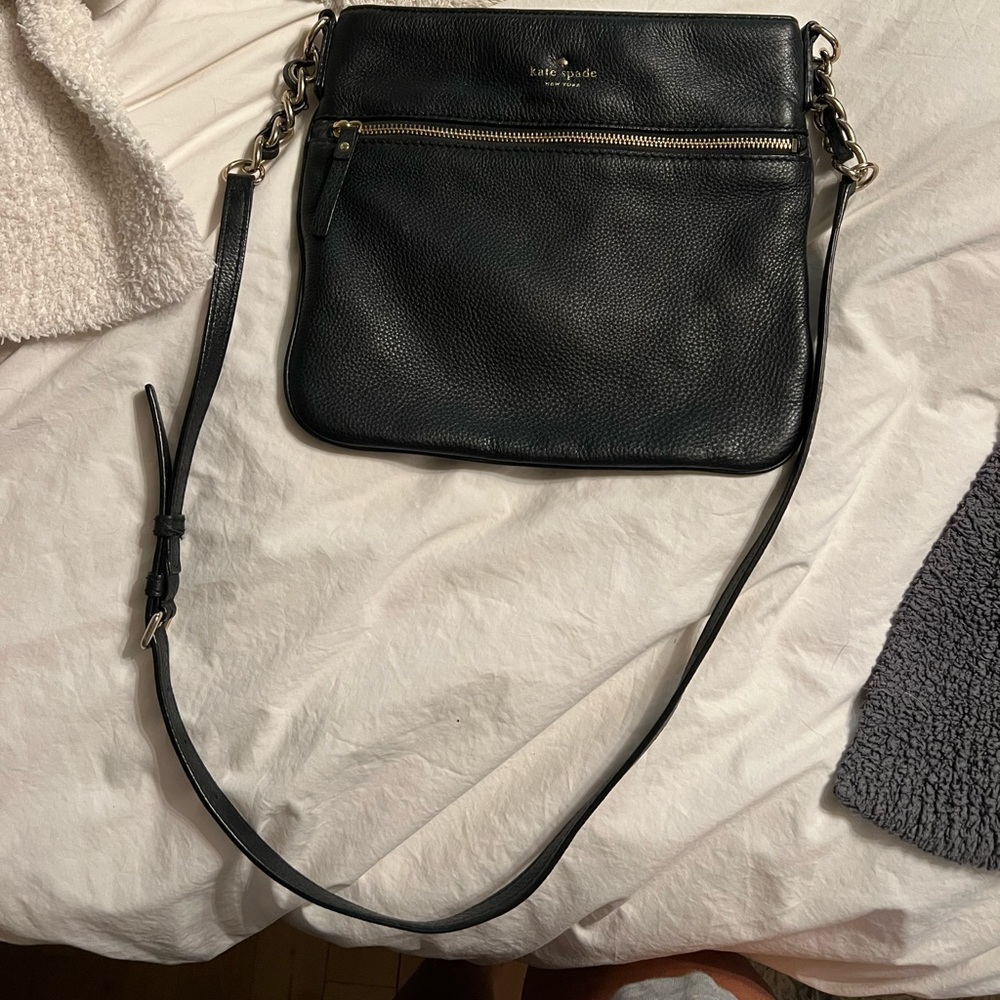 Kate Spade large crossbody black bag